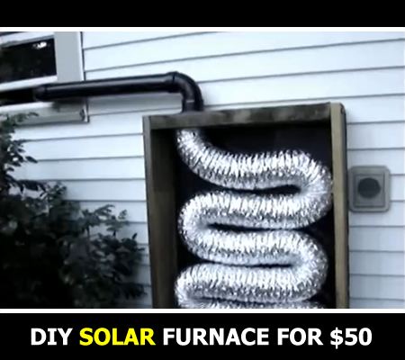 DIY Homemade Solar Furnace