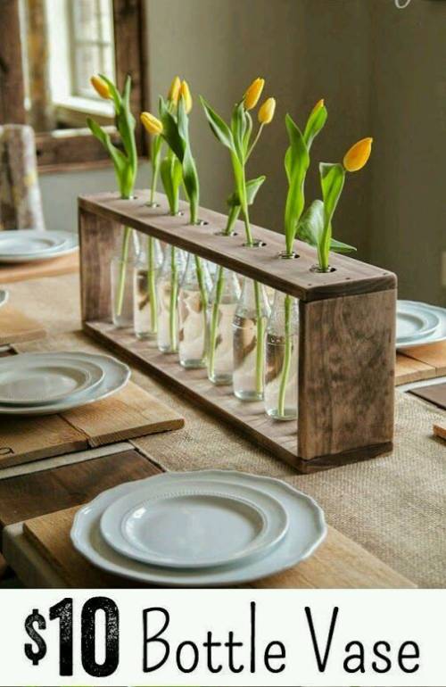 DIY Glass Bottle Vase