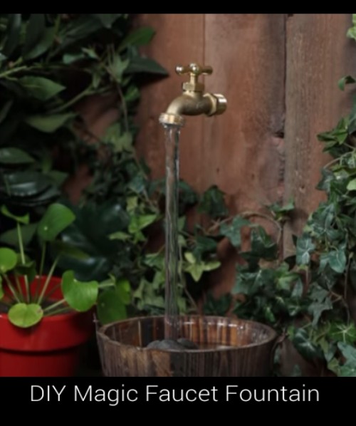 DIY Magic Faucet Fountain