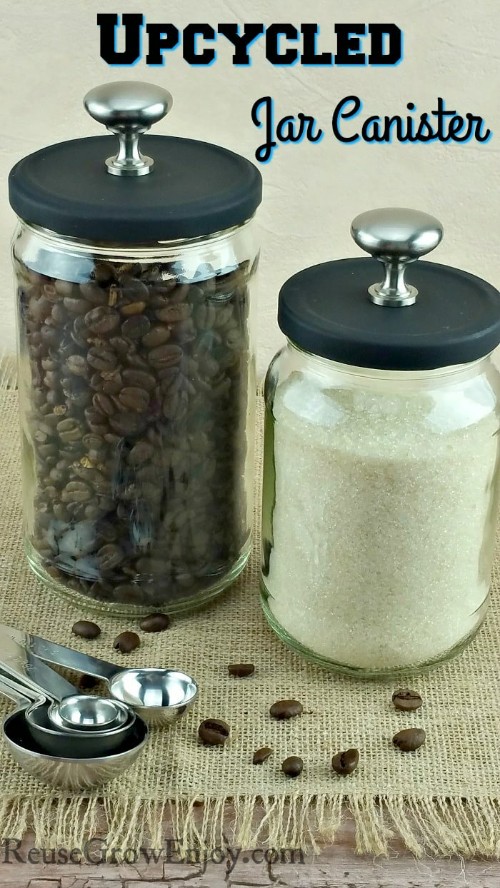 DIY Mason Jar Canisters