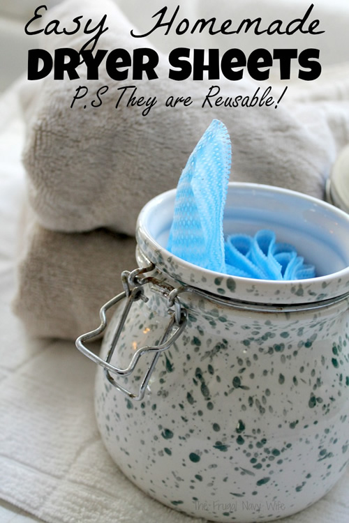 Homemade Dryer Sheets