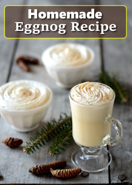 Homemade Eggnog Recipe