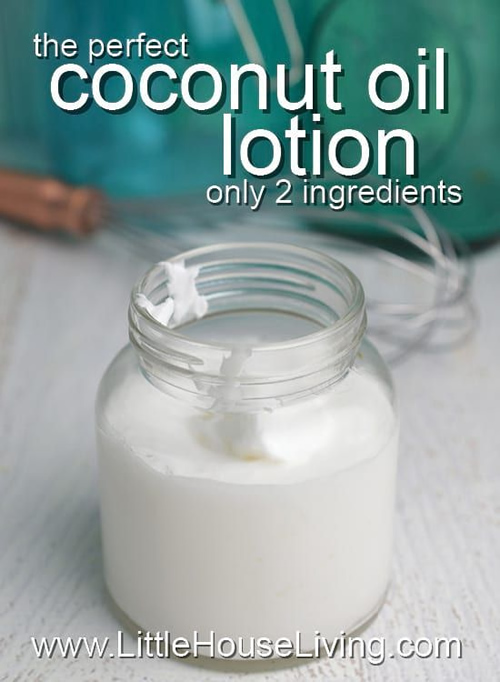 Homemade Coconut Oil Lotion